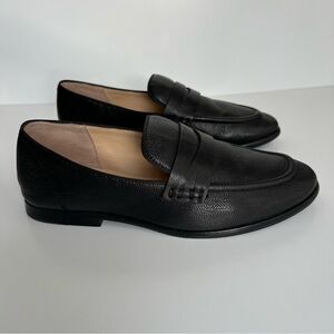 Black Leather Loafers
